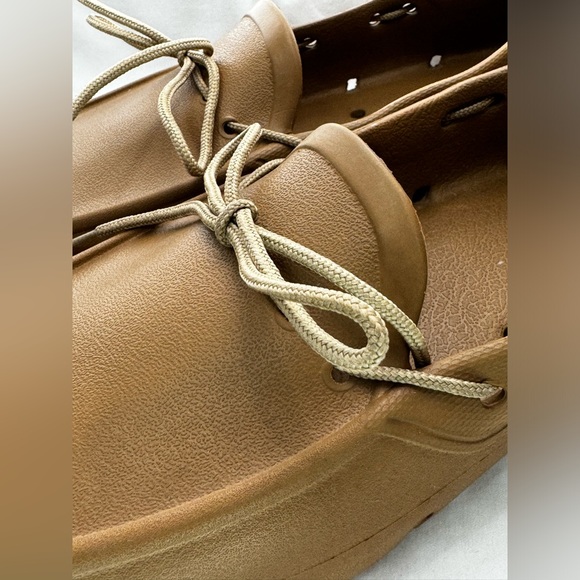 TUCKET Men Classic Loafer Deck Shoes Cognac Vanilla Boat Shoes Slip Resistant - Picture 6 of 10